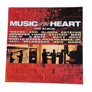 Music Of‎ The Heart (The Album) 1999 Promo Flat Poster 12x12 Double Sided